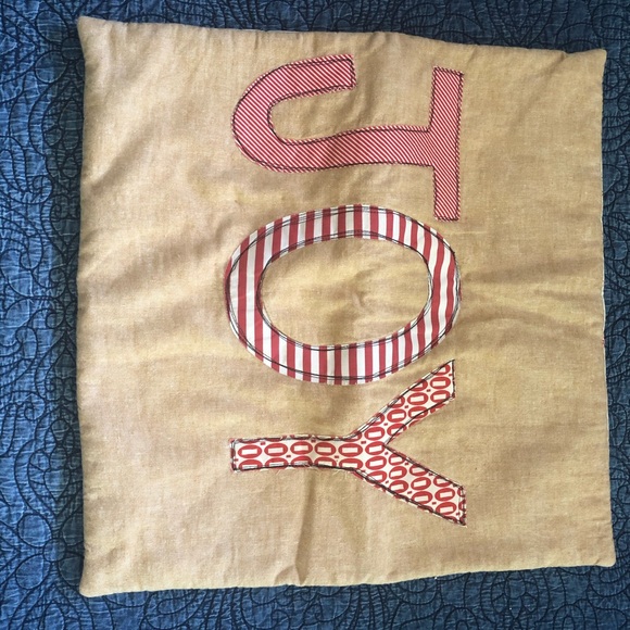 Handmade Christmas accent pillow cover